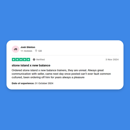 Avis 5 étoiles sur Trustpilot